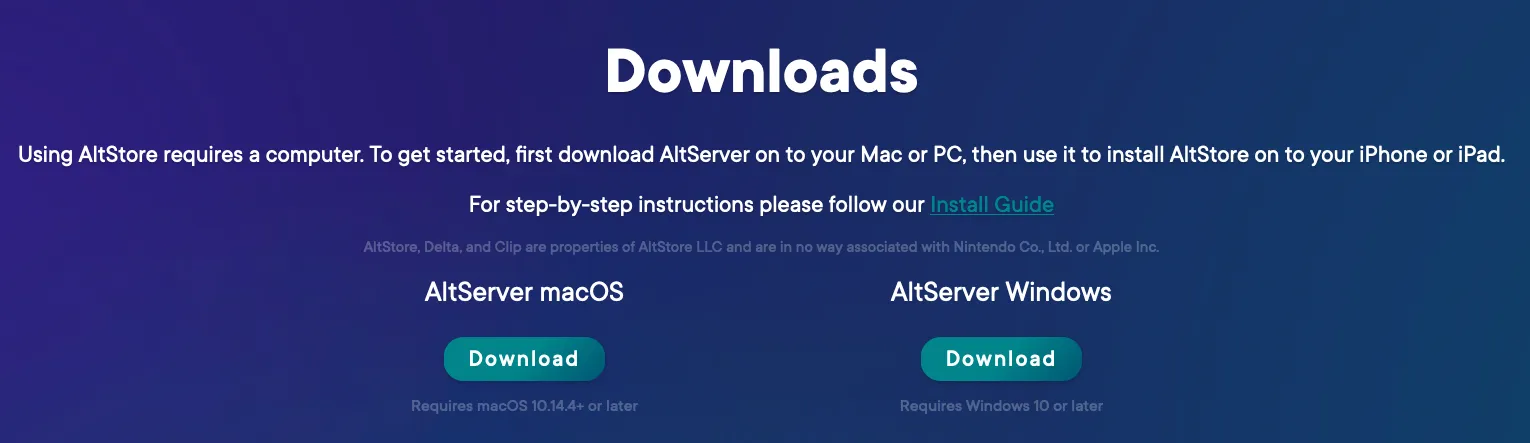 Altstore 다운로드