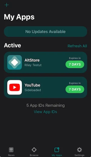 uYouPlus IPA 파일 설치