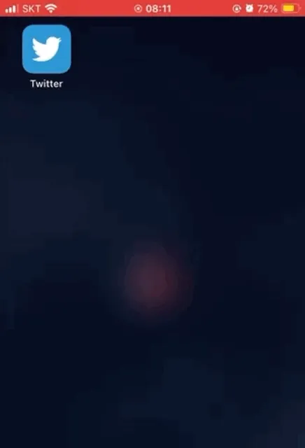 X 아이콘 되돌리기 완료